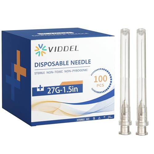 Image of 100 PCS 27 Gauge 1.5 in for Lab Accessories, Individually Packaged | Luer Lock Dispensing Liquids