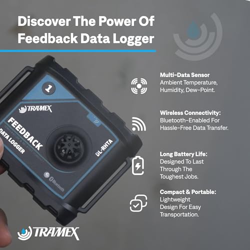 Image of Tramex Ambient Feedback Datalogger DL RHTA | Measure & Log Wireless Temperature & Ambient Relative Humidity Data