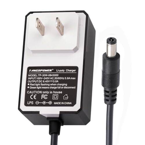 8.4V Charger 7.2V 3A Power Adapter Li-ion Battery Charger 5.5 x 2.5 2.1 mm Interface Suitable for Flytec Baitboat Unit 7.2V 7.4V 8.4V 2-String Lithium Battery Pack