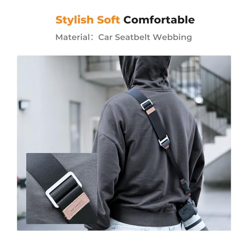 Image of K&F Concept 32mm Camera Strap Camera Secure Protection Strap with Adjustable Waterproof Durable Camera Strap for Camera