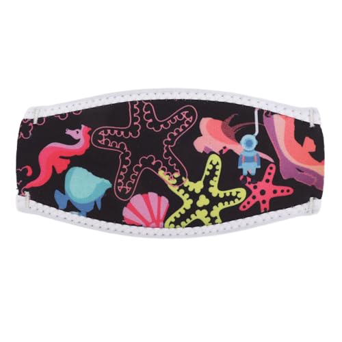 Swim Goggle Strap Cover, Double Layer Neoprene Hair Protector, Diving Goggles Strap Cover, Adjustable for Swimmers, Divers, Pool and Ocean Use