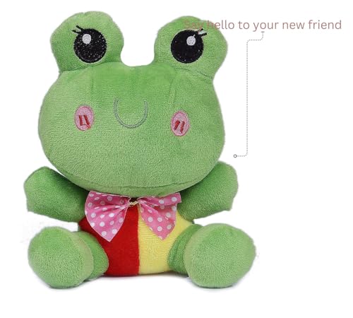 Image of DearJoy Naughty Frog Soft Toy - Green, 25cm
