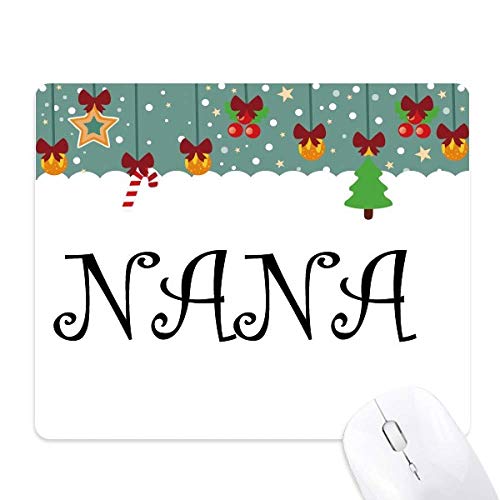 Tapis de souris de bureau Grandma Letters Nana motif cadeau de Noël idéal
