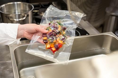 Buste Sottovuoto Liscio da Conservazione per Alimenti compatibili con Macchine a Campana Adatte a Cottura a Bassa Temperatura 20×50 – 300 pz