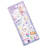 子供のための動物のステッカーティーチャー報酬ステッカーアートクラフトジャーナルフォームウォールのための動物泡の接着剤スクラップブック