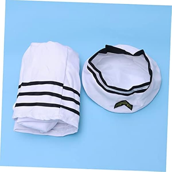 USHOBE 3Pcs Kleding Jurk Voor Meisje Outfits Kleding Voor Kostuums Voor Marine Marine Kleding Voor Meisje Marine Marine Kostuum Matroos Kostuum Voor Meisje Zomer Kleding Kind