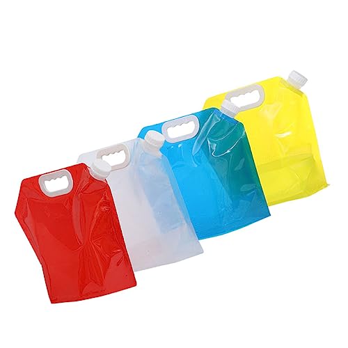 balacoo 5l Large Capacity Water Bag Collapsible Camping Hiking Storage Bag for Emergency Outdoor Activities