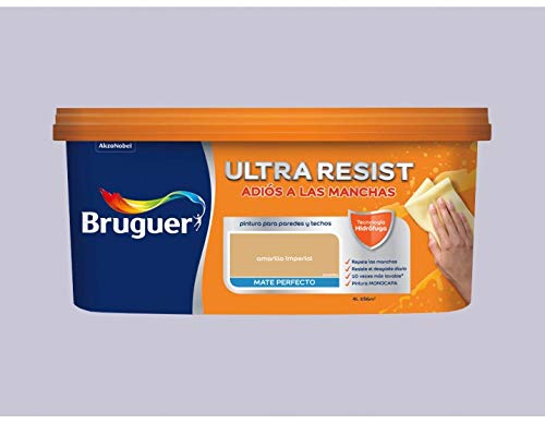 Pintura interior Bruguer Ultra Resist Lila floral 4 Lt