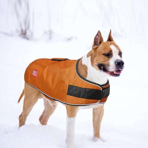 Image of BEAUTYZOO Dog Winter Coat for X-Large Dogs, Waterproof Canvas Jackets