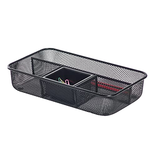 Brenton Studio™ Metro Mesh Small Drawer Organizer, Black
