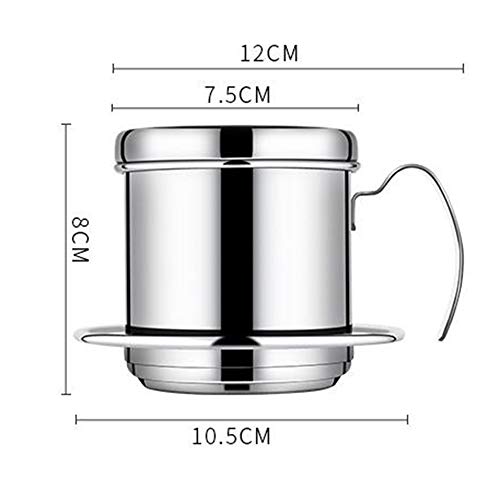 Cafetera de filtro manual con filtro reusable 7 oz miniatura 2