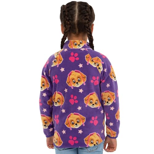 Paw Patrol Jacket | Girls Fleece Zip Up Jacket | Skye Girls Jackets| Sizes 2T To 84