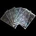 AEGIS 100pcs Photocard Sleeves Love Heart, Card Sleeves for MTG Transparent Waterproof and Dustproof, Trading Cards Sleeves Kpop Photocard Sleeves, Holographic Foil Cover, 61x88mm