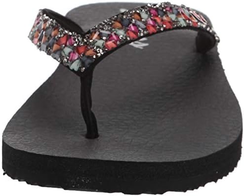Skechers Women's Flip-Flop, Black Multi, 10 | Image 1