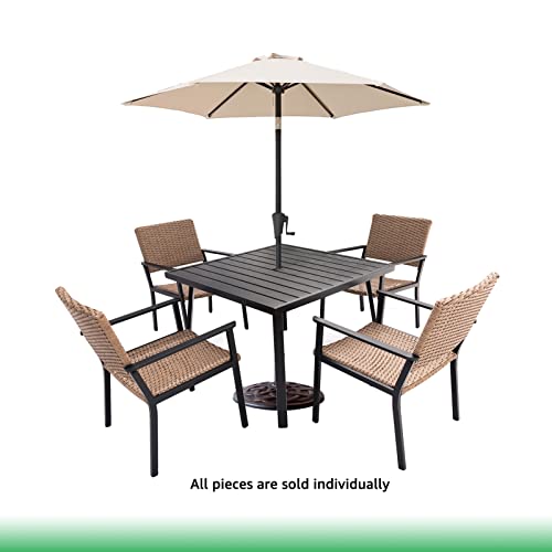 Helios&Hestia Tuinparasol, terrasparasol, marktparasol, tuinparasol, met zwengel en helling, UPF 50+, beige - Afbeelding 6