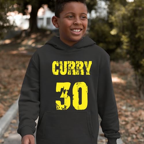 Curry #30 Youth-Sized Hoodie, Soft Fleece, Graphic Design2