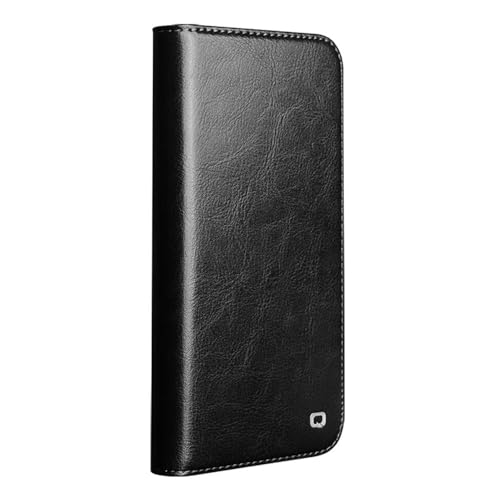 Image of Havilah for iPhone 17 Case - Classic Genuine Leather Protective Phone Case (Black)