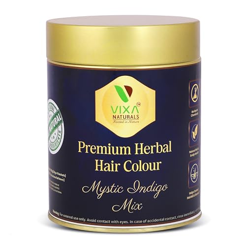 Mystic Indigo Mix | 100% Pure Henna For Hairs | Premium Heena Colour | | Natural Black Herbal Hair D...