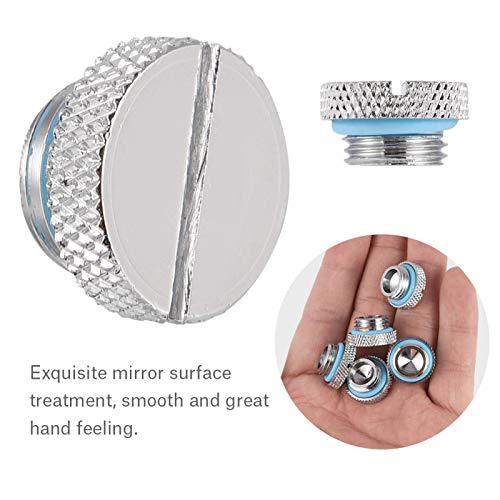 Water Cooling Plug, 5Pcs Brass G1/4 Thread