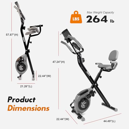 Image of TOUSAINS Magnetic Spin Bike for Home - Heavy Flywheel Exercise Bike, Low Noise Indoor Cycling Bike with Free Training APP, 32-Level Resistance Stationary Bike for Home Gym