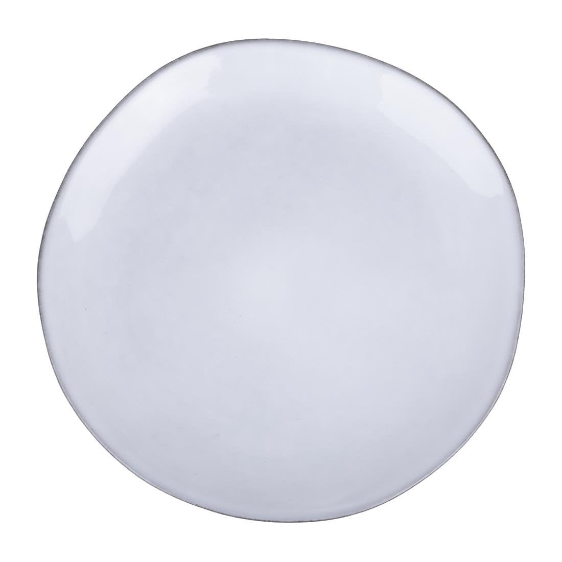 Olympia Raw Charcoal Coupe Plate - 220mm (Box 6)