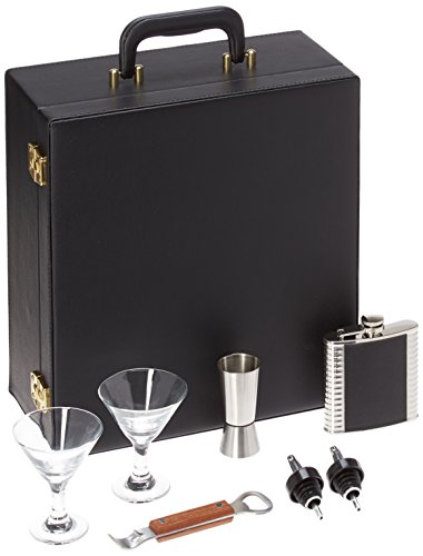 Travel Bars (Three Bottle W/Flask)