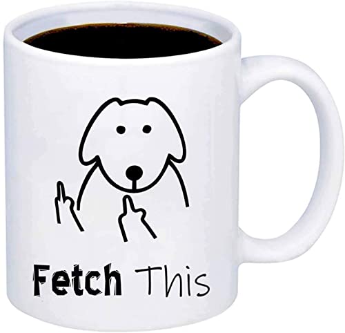 Obtenga esto, para los amantes de los perros, los dueños de 11 onzas Taza divertida de café con leche Regalo divertido…