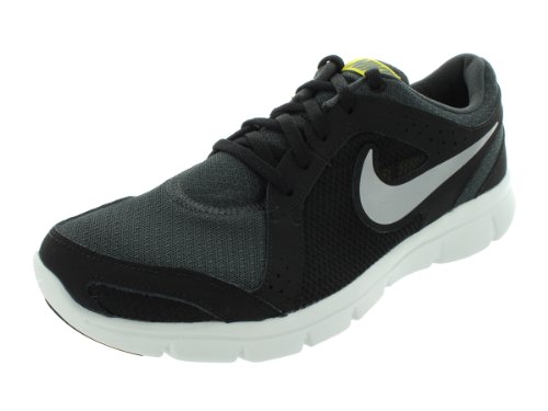 Nike Men's FLEX EXPERIENCE RN 2 RUNNING SHOES 9 Men US (ANTHRCT/MTLC CL GRY/BLK/SNC YL)