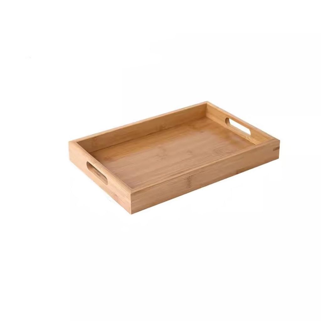 Bandeja para Exteriores, Bandeja para Mesa De Centro, Bandeja para Té, Juego De Té, Platillo Grande, Bandeja para Mesa De Té, Bandeja Rectangular De Madera Maciza P,C
