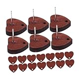 GALPADA 20 Piezas Pendientes de Madera Forma de Pendientes de Madera sin para Diy Accesorios para Hacer Creativo para Manualidades y Diario