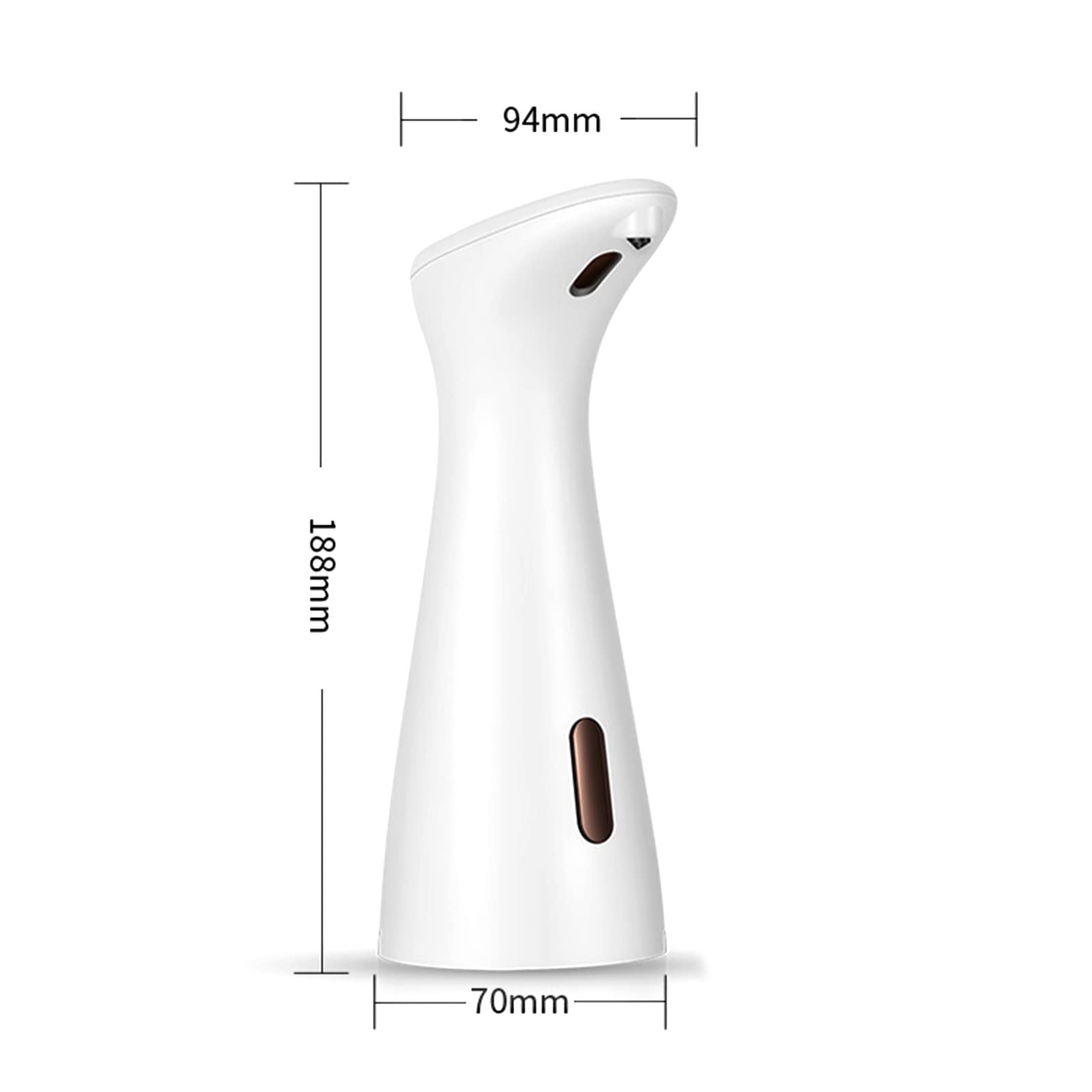 Automatischer Desinfektionsspender, SHINROAD Desinfektionsspender Sensor, Berührungsloser Desinfektionsmittelspender 200ml mit Tropfschale für Badezimmer, Schule, Krankenhaus, Restaurant (Schwarz)