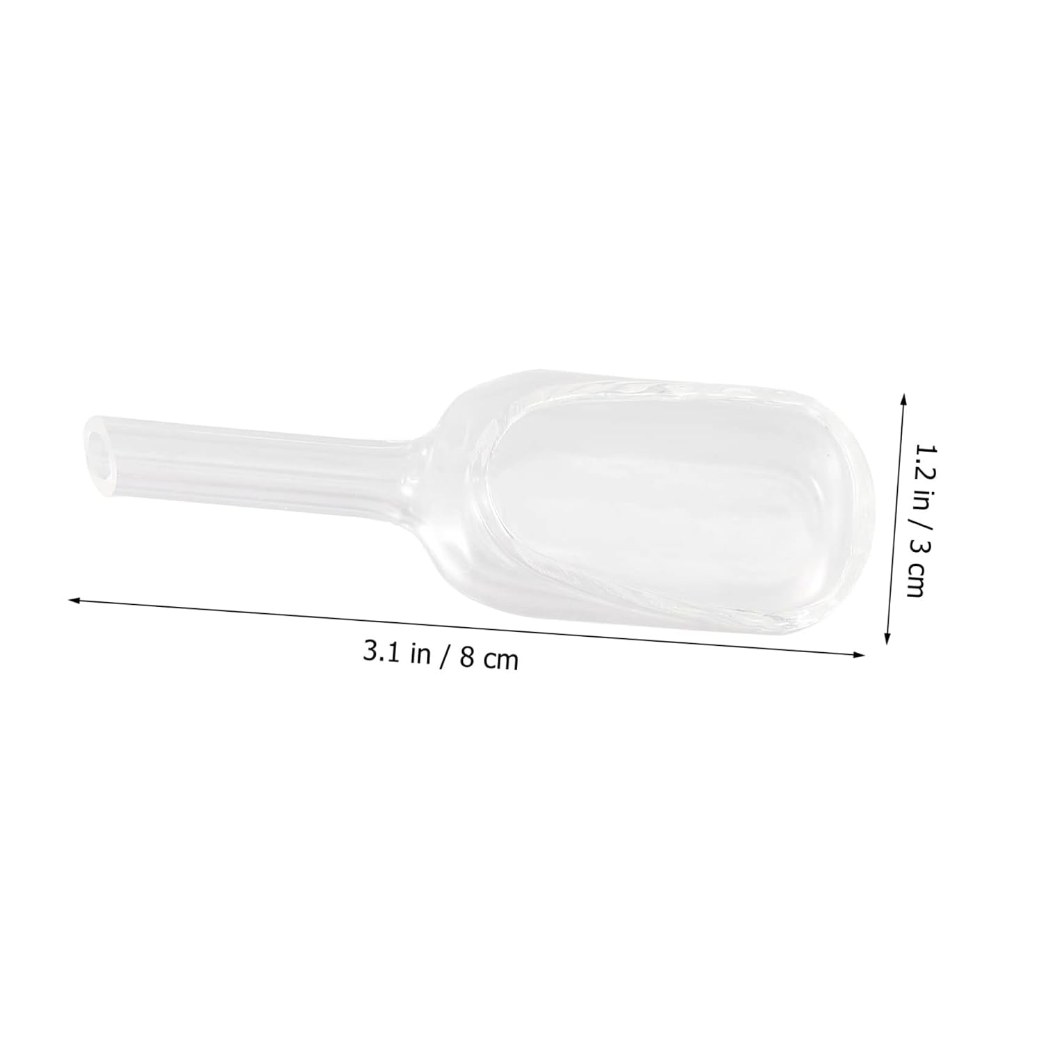 Sturdy Glass Weighing Multipurpose Weighing Scoop for Lab University Classroom
