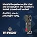 Mace Pepper Spray - Pocket Model, 0.42 oz, 10 Feet Range, Max Police Strength, Long Lasting UV Dye, Flip Top Safety Cap, Self Defense Pepper Spray for Women & Men - Black
