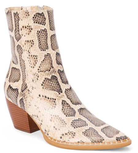 Image of Matisse Womens Caty Pointed Toe Casual Boots Ankle Mid Heel 2-3 inch - Beige