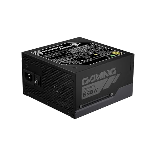 Image of GIGABYTE Gaming 850GM PG5 ATX 3.1 & PCIe 5.1 Ready Fully Modular 850W Power Supply - 80 Plus Gold & Cybenetics Platinum Certified, Dual Color 12V-2x6 Cable, T-Guard, 10 Year Warranty - Black
