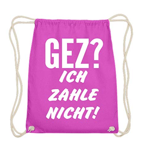 Gez ich zahle nicht coton rouge fuchsia à porter lors des rassemblements citoyens