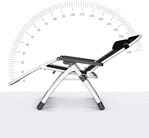 Chaise longue pliante multi-position avec lit amovible en coton doux