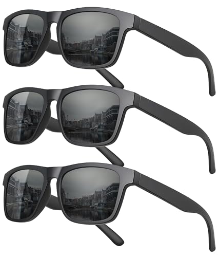 Image of MEETSUN Polarized Sunglasses for Men Women Square Driving Sports Shade | UV400 Protection, anti glare, sports running fishing golf vacation sun glasses, reduce eye strain, true color perception