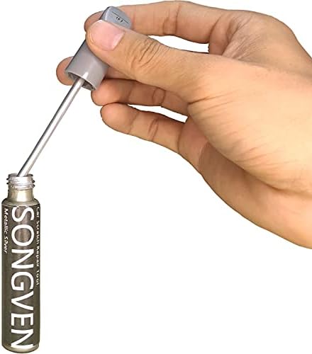 Car Touch Up Paint Pen Silver Auto Scratch Remover Pen 1F7 Auto Scratch Repair Kit for Deep Scratches Trucks Motorcycles Boat Cars Scratch Repair Easy Repair (For Toyota COROLLA, Metallic Silver)