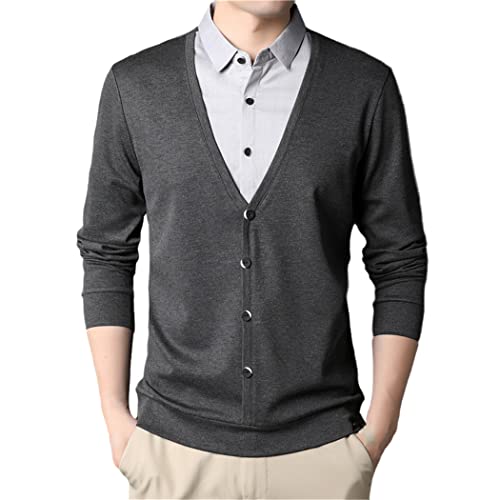 Pull deux parties homme gris ajusté pour éviter les plis du col - 2