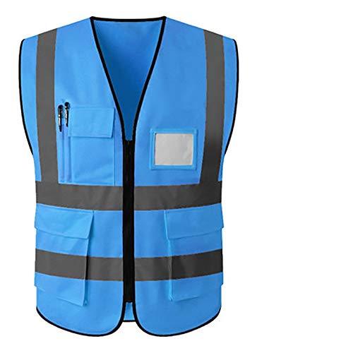 Gilet YOKO Alta Visibilità Blu Reale S - Foto 10