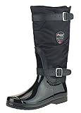 PAJAR Rory Women's Insulated Rain Boots, Black (37EU (6-6.5 US Womens))