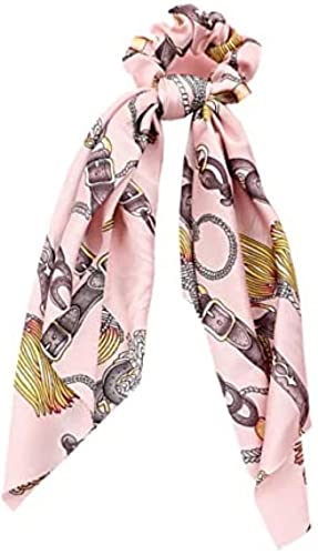 Women Hair Ribbon Scrunchies Ties Satin Floral Scarf Chiffon Hair Bands Ponytail Holders Scrunchy Girls Elastic Bow Accessories Rubber Band (Pack of 6,Multicolor, Design & Color May Vary) 1 41n628LdqmL. SL500