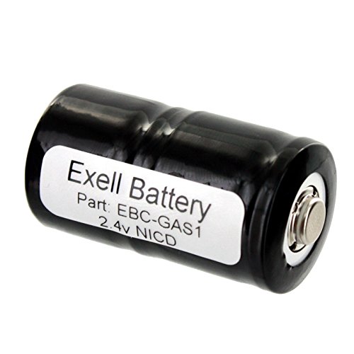 Exell 2.4-Volt Nickel-Cadmium Battery, Ebc-Gas1, 1000 Mah For Combustible Gas Detectors: 405421, 405421-00, 405421-000, 405421100, 8806A, Anic0286, Nabc 405421100 Tif: 8800, 8800A, 8806A, 8850, Np5459 #TOP1