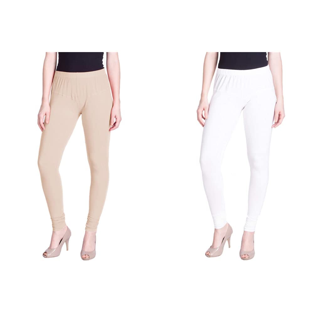Women's Leggings (Pack of 2)(LYRA IC Legg Skin 40&LYRA IC Legg White 10_Item 1 Color Skin|Item 2 Color White_Free Size)-image-16