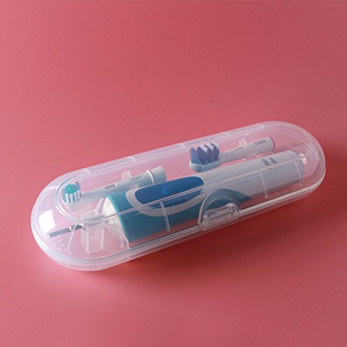 ULTNICE — Estojo elétrico para viagem com escova de dentes para Oral-B (transparente)