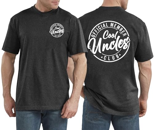 Uncle Shirts for Men Cool Uncles Club T-Shirt Uncle Tee Casual Tops