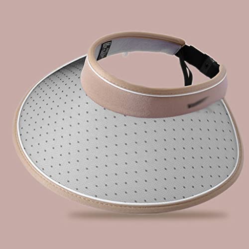 Casquette visière femme grand bord réglable pour sport de plein air