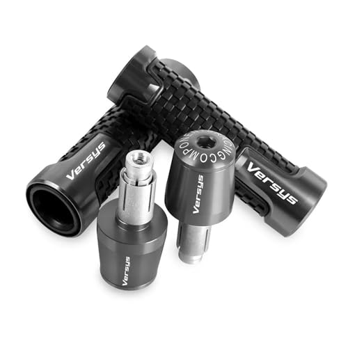 Poignées de moto en aluminium CNC et embouts de guidon 22mm pour Versys