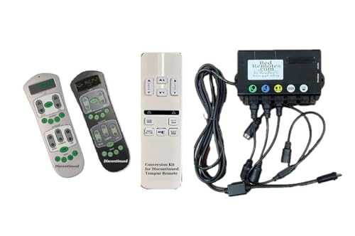 3 Piece Conversion KIT- Compatible with Lost or Broken Tempurpedic Ergo Grand or Premier Remote Control